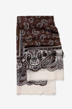 Vilanova Pa&ntilde;uelo cuadrado estampado paisley