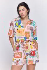 Pieces Suknja-hlače od ECOVERO&trade; viskoze Bijela