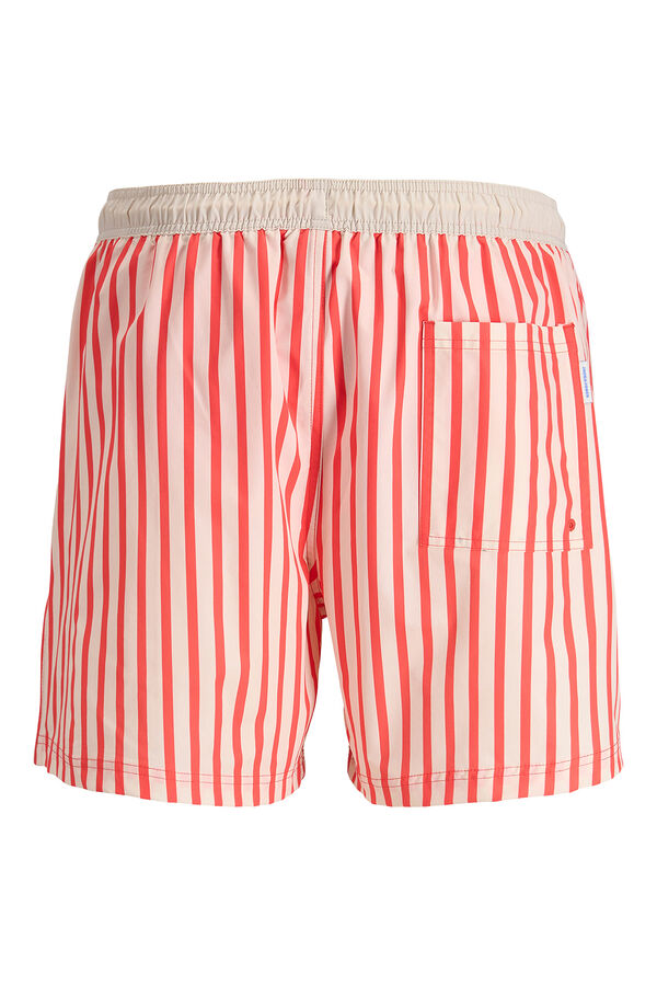 Jack & Jones Ba&ntilde;ador estampado rayas rosa