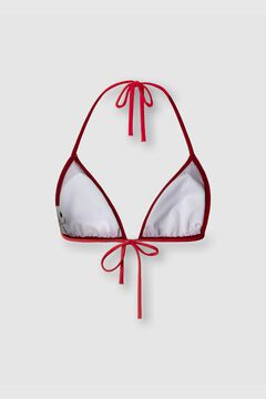 Pepe Jeans Top bikini triangular logotipo
