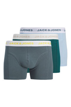 Jack & Jones Pack 3 b&oacute;xer combinado logo