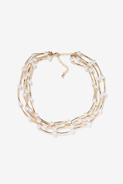 Vilanova Collar dorado con perlas