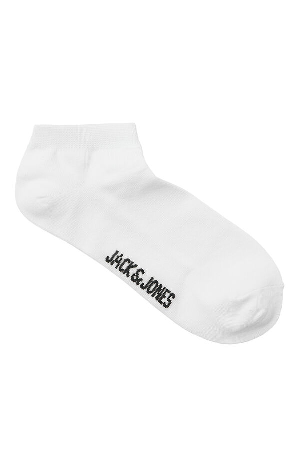 Jack & Jones Lot 7 chaussettes courtes basiques blanc