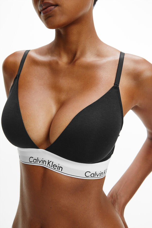 Top de algodão Modern Cotton com cós da Calvin Klein