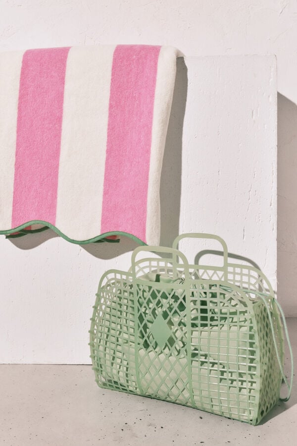 Women'secret Zelena srednja jelly mrežasta ta&scaron;na Zelena