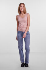 Pieces Top lencero tirantes pink