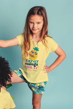 Admas MR WONDERFUL Pineapple short-sleeved pyjamas for girls printed