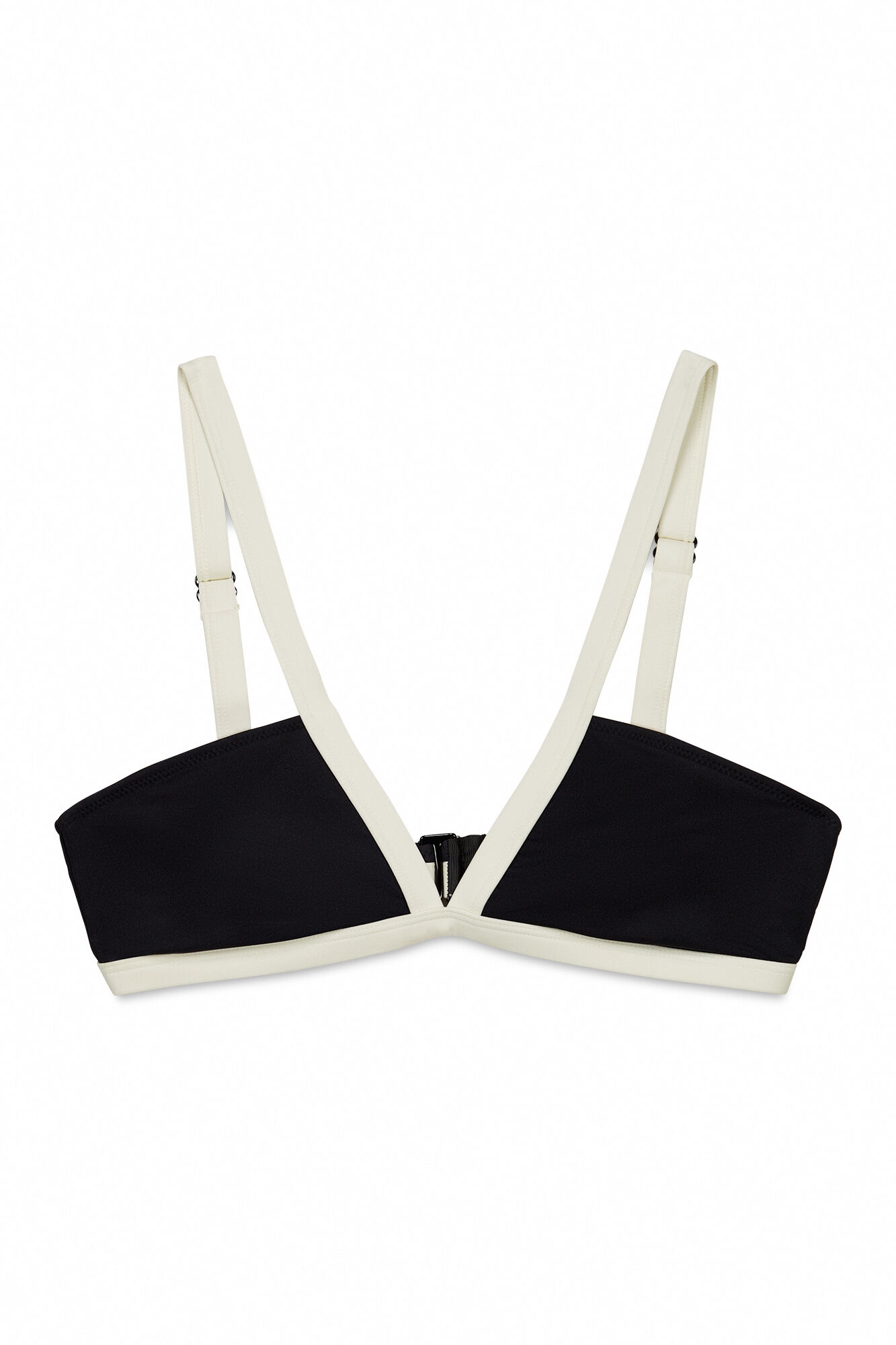 Women'secret Crn trouglasti polusjajan gornji deo bikinija
