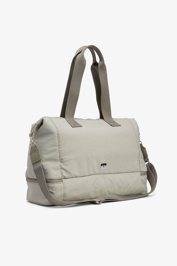 Vilanova Bolso Weekender de Nylon Acolchado kaki