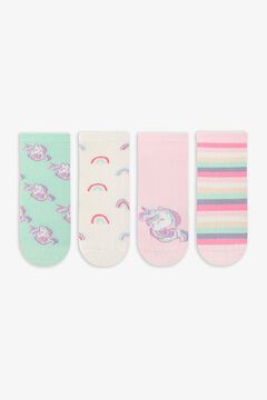 Penti Pack 4 calcetines tobilleros unicornios