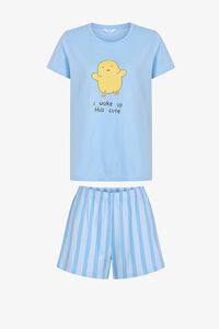 Penti Conjunto pijama curto pintainho &agrave;s riscas