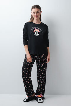 Women'secret Minnie Halloween duga pamučna pidžama