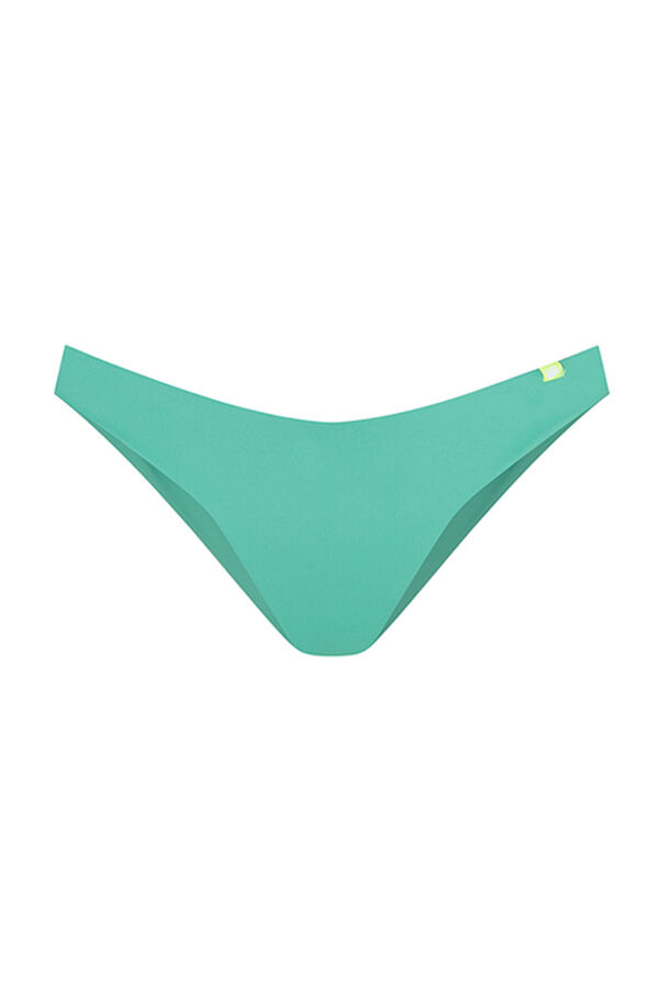 Womensecret Green ruched Brazilian bikini bottoms Zelena