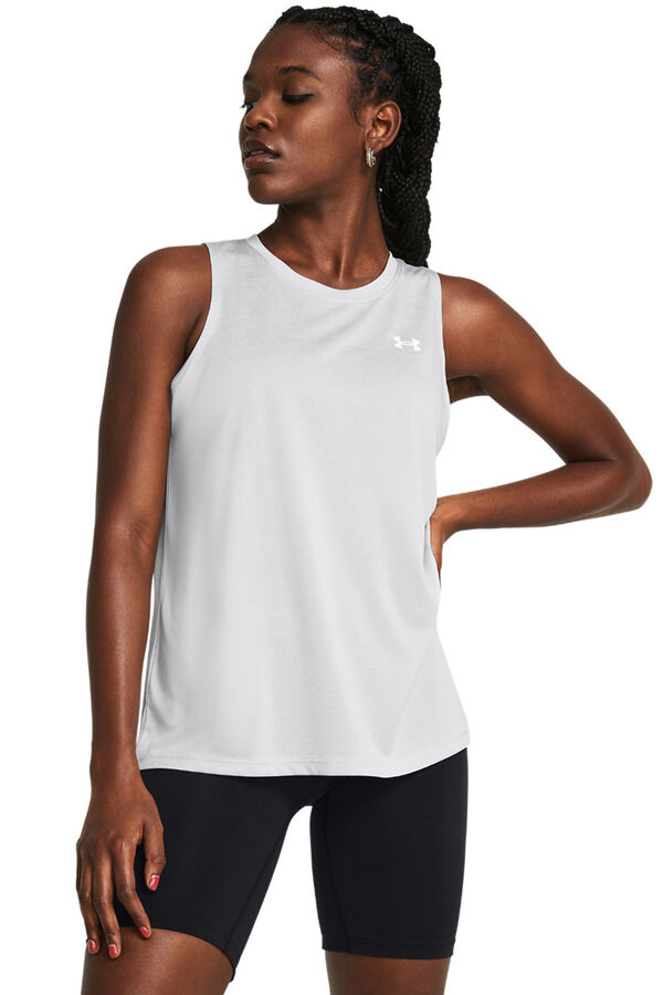 Under Armour Camiseta sin manga mujer  gris