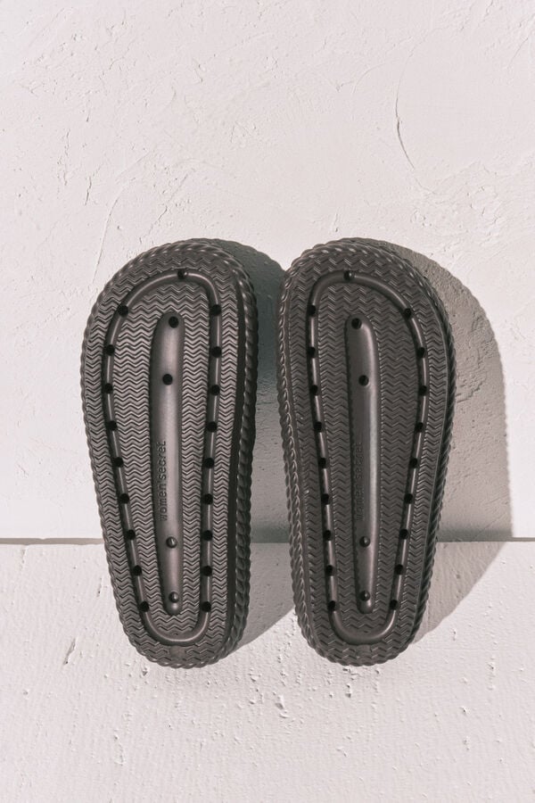 Women'secret Braon sandale sa platformom Braon