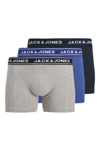 Jack & Jones Pack 3 b&oacute;xer combinado logo