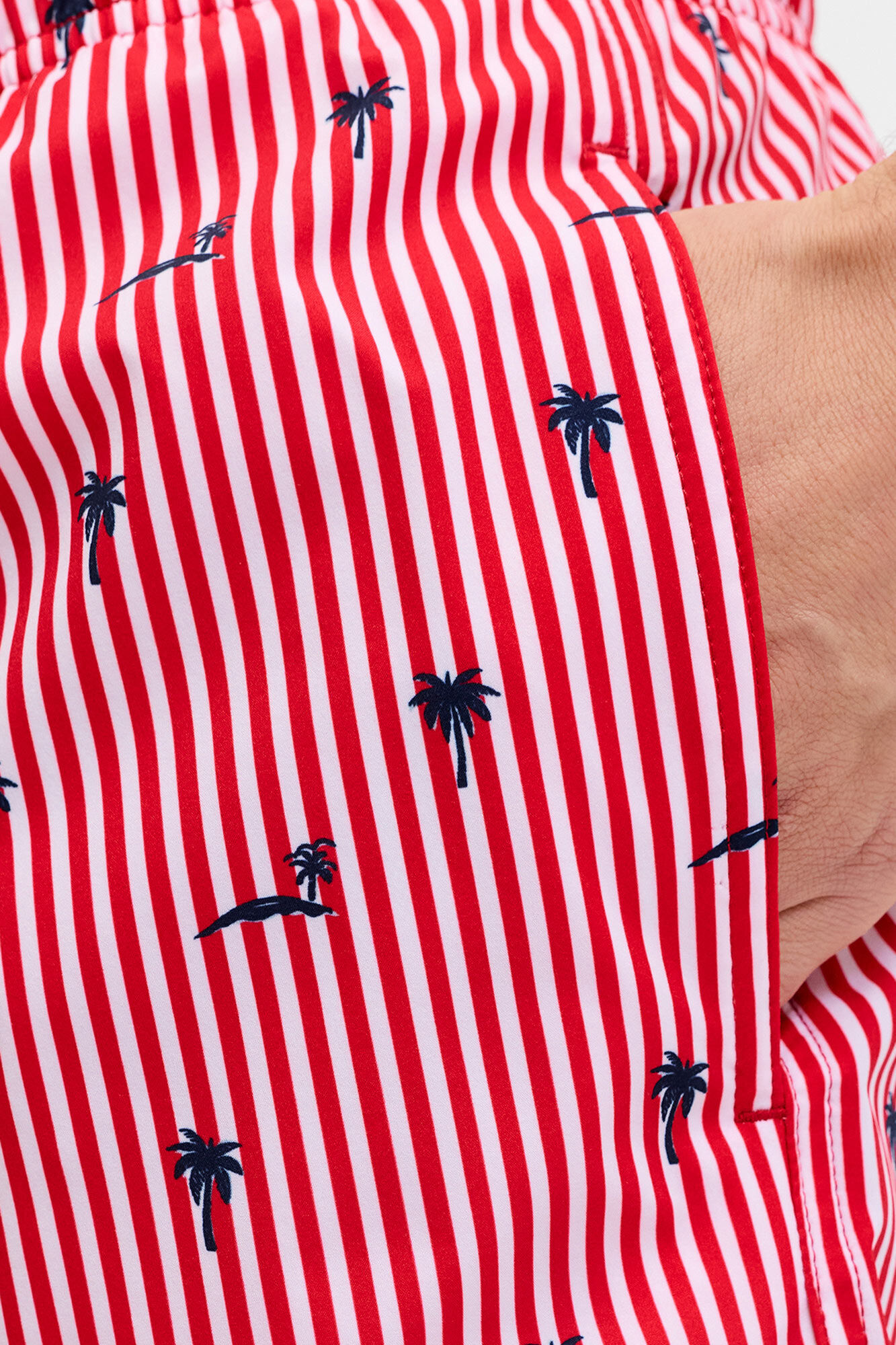Jack & Jones Ba&ntilde;ador estampado rayas logo