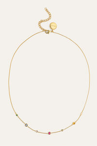 Singularu Colar New Orbit Multicolor Banhado a Ouro