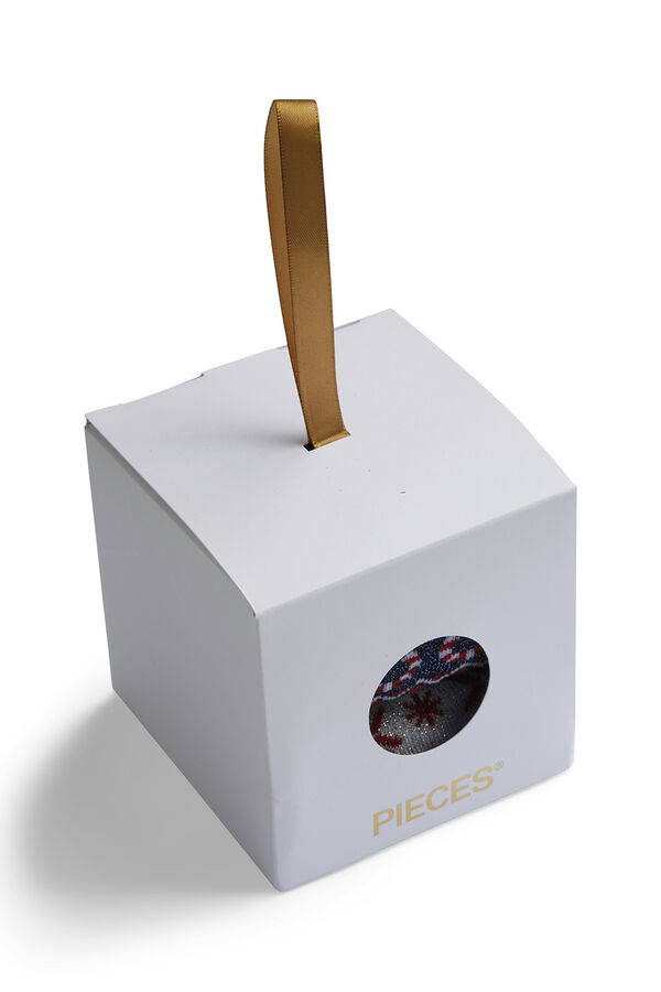 Pieces Pack Calcetines Navidad gris