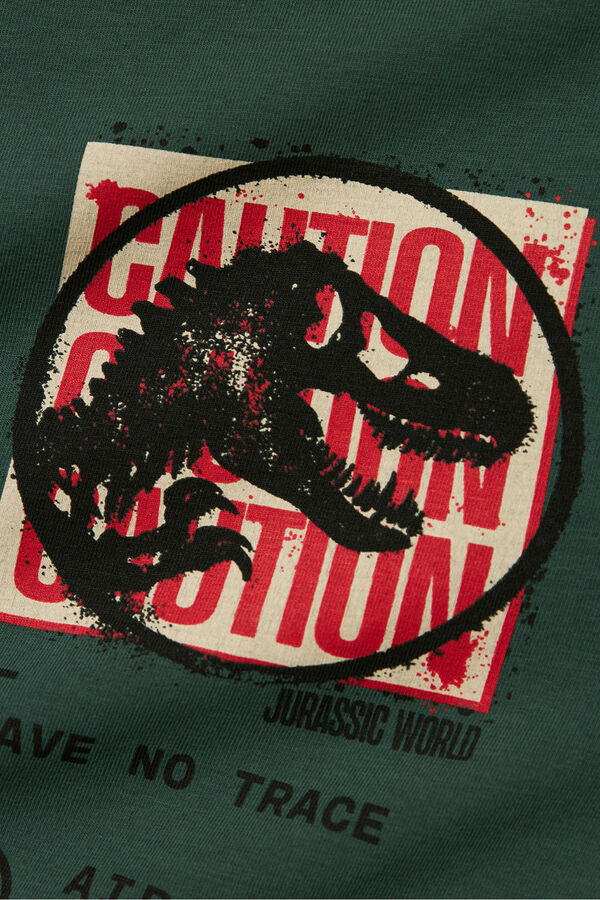 Name it Camiseta Jurassic Park verde
