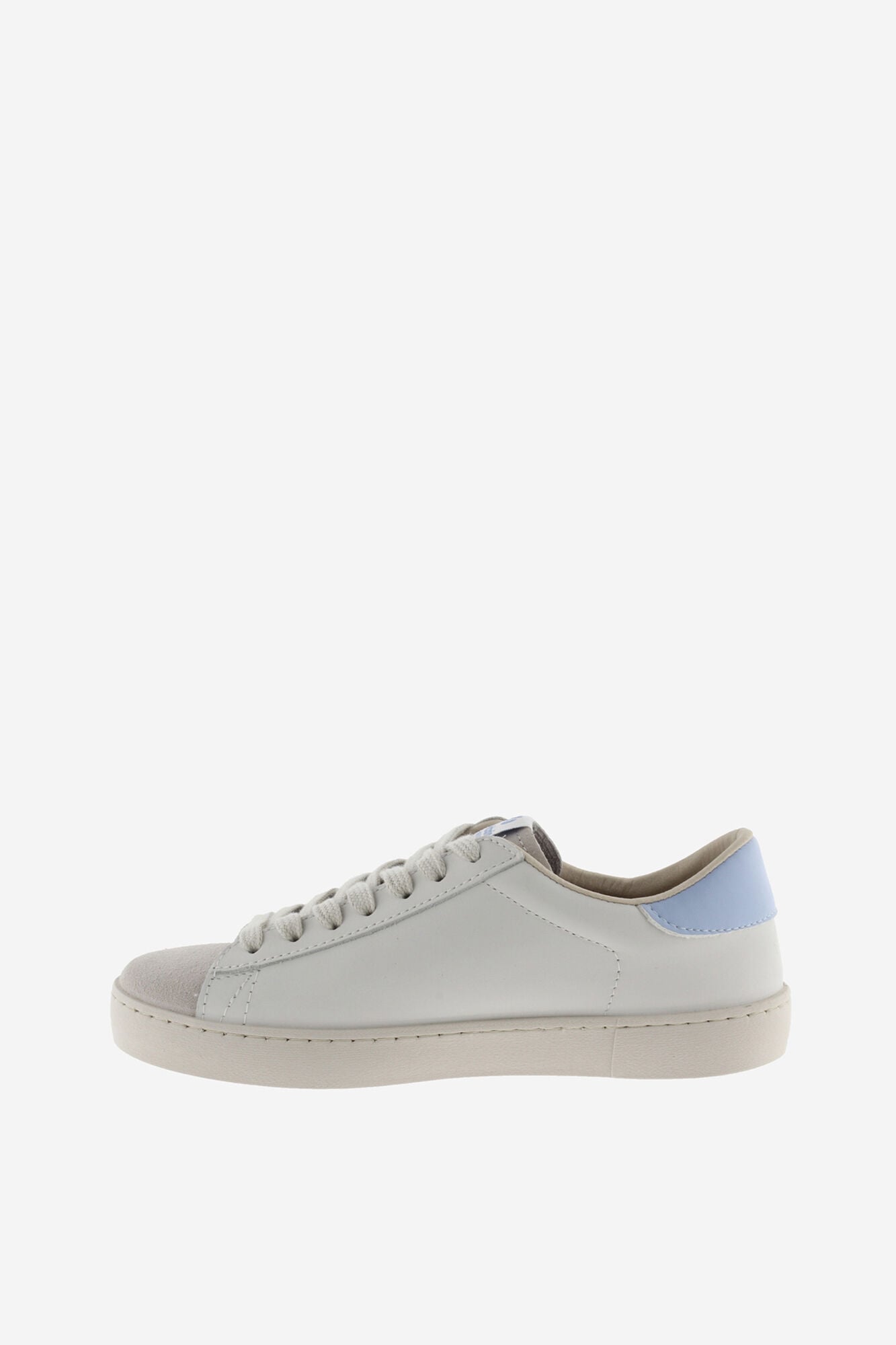 Leather split leather toe sneakers