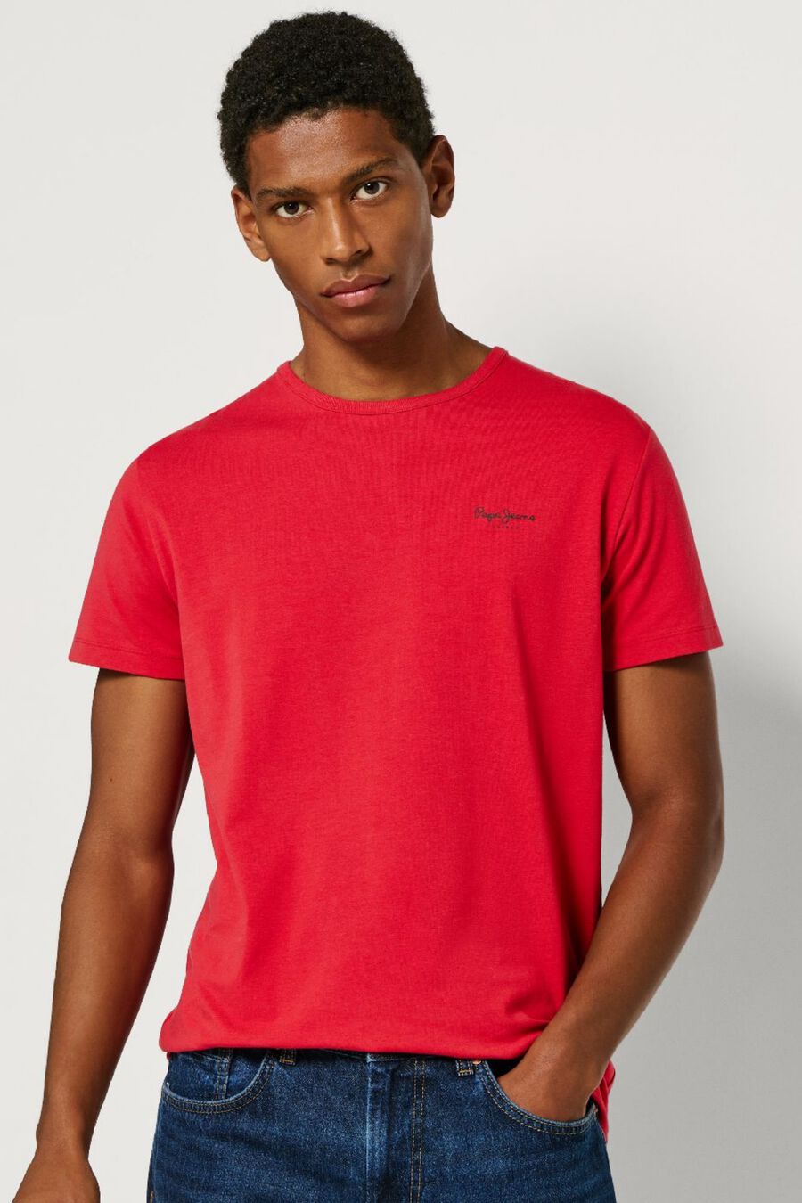 Camiseta básica manga corta logo