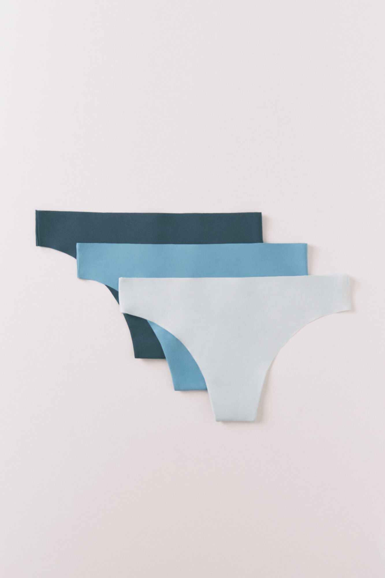 Women'secret Pakovanje od 3 zelene mikrofiber tange