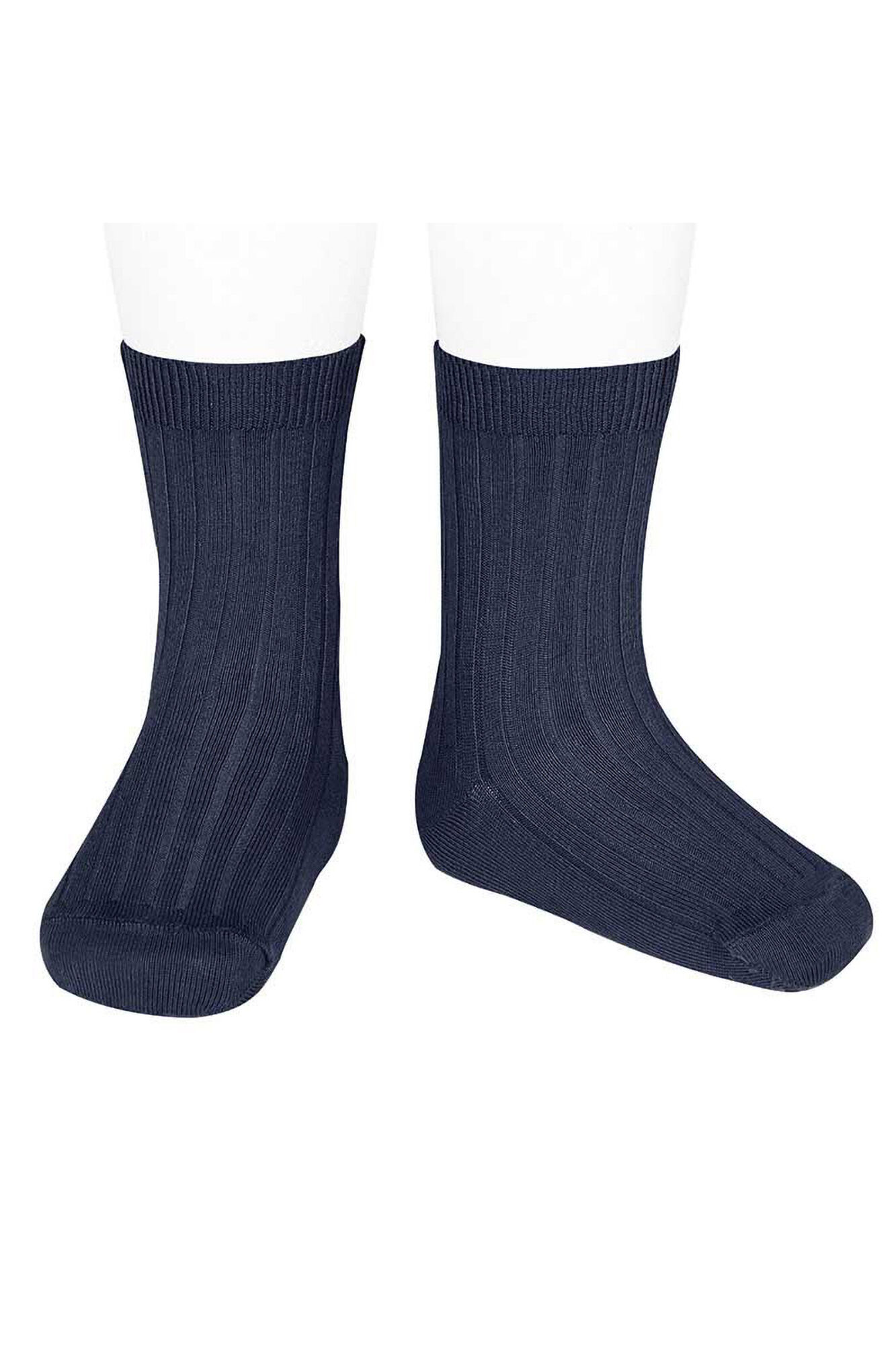 Condor Meias curtas b&aacute;sicas caneladas