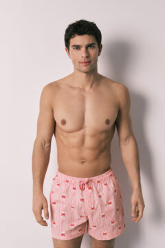 Women'secret Ba&ntilde;ador hombre estampado rayas y cangrejos