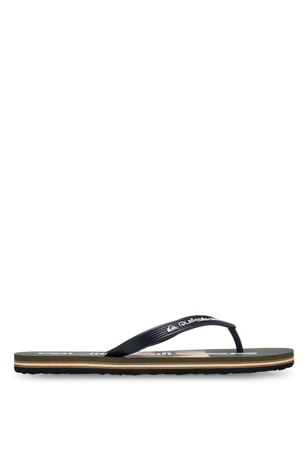 Quiksilver Chanclas antideslizantes l&iacute;nea marr&oacute;n