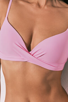 Women'secret Roze ukr&scaron;ten push-up gornji deo bikinija