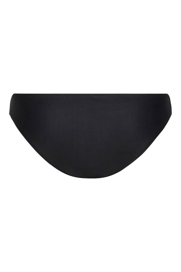 Pieces Braguita de bikini cintura baja black
