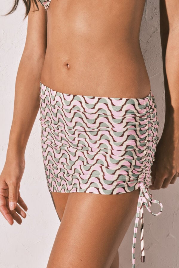 Women'secret Pareo mini suknja sa geometrijskim printom Print