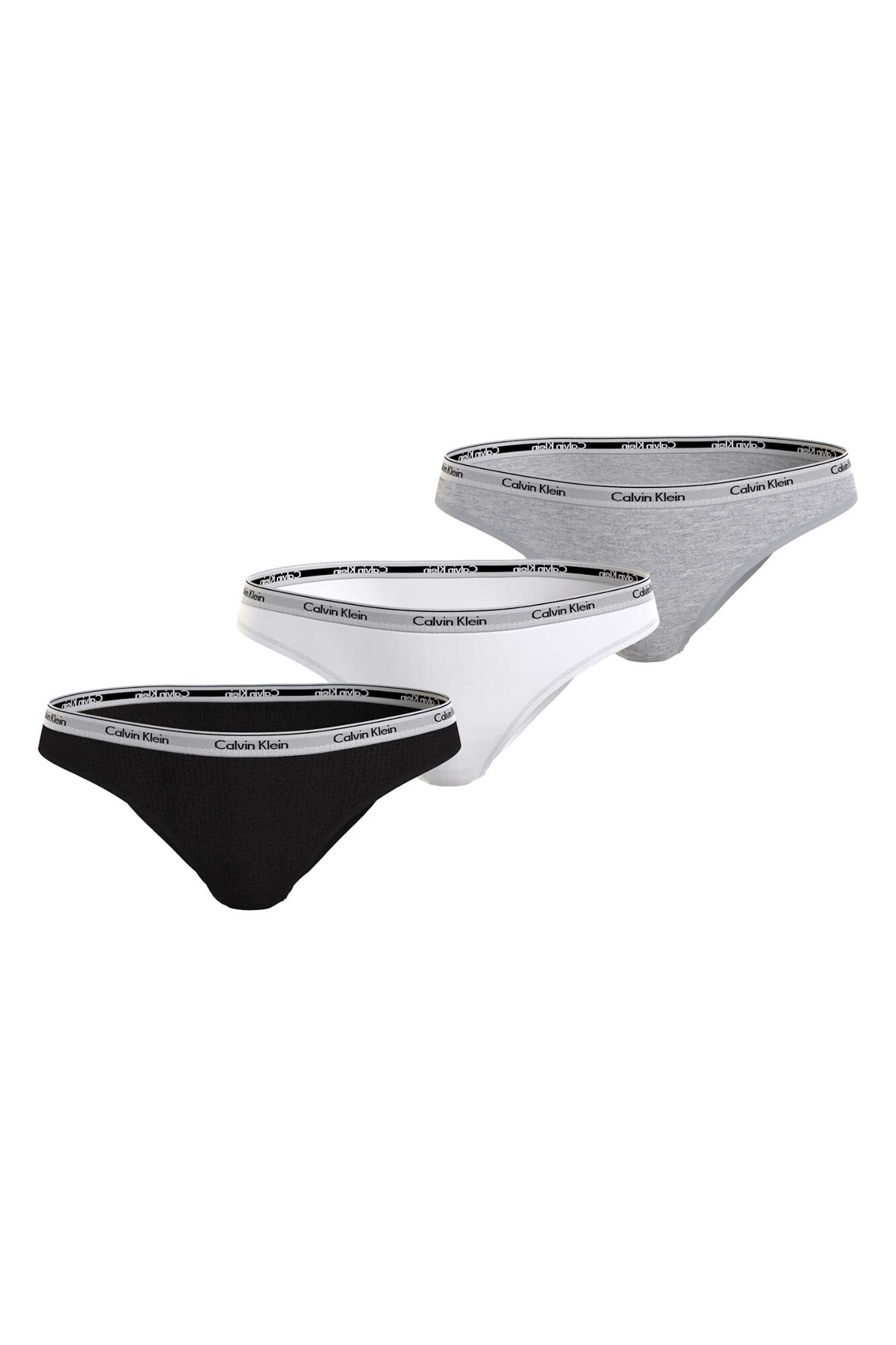 Calvin Klein Conjunto 3 cuecas cl&aacute;ssicas neutras log&oacute;tipo