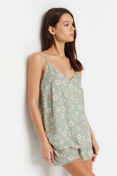Trendyol Pijama em viscose com decote em V