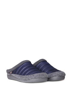 Toni Pons Zapatilla Para Hombre Tipo Zueco En Fieltro Y Tejido Acolchado