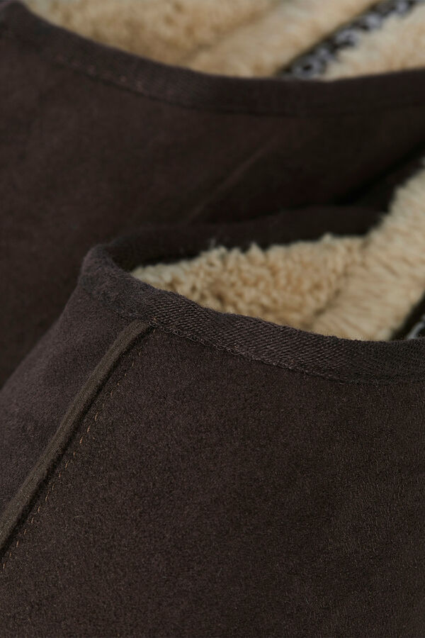 Jack & Jones Zapatillas casa borreguito marr&oacute;n