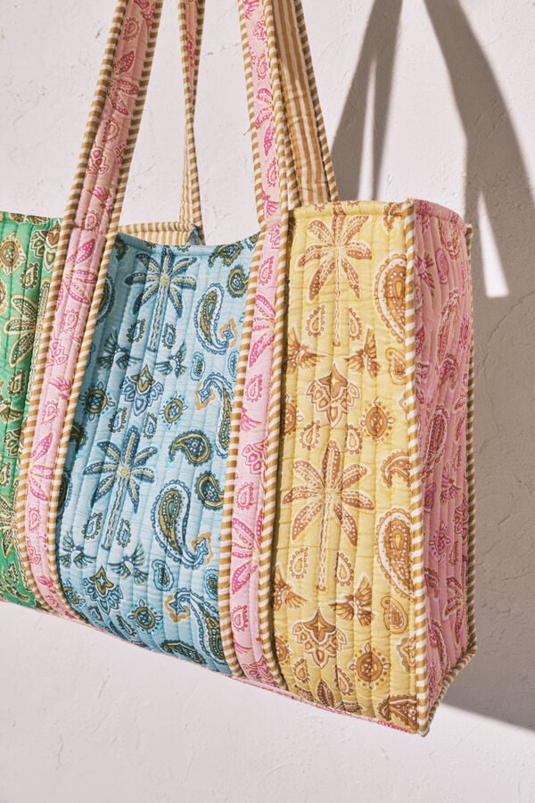 Women'secret Raznobojna velika printana ta&scaron;na Print