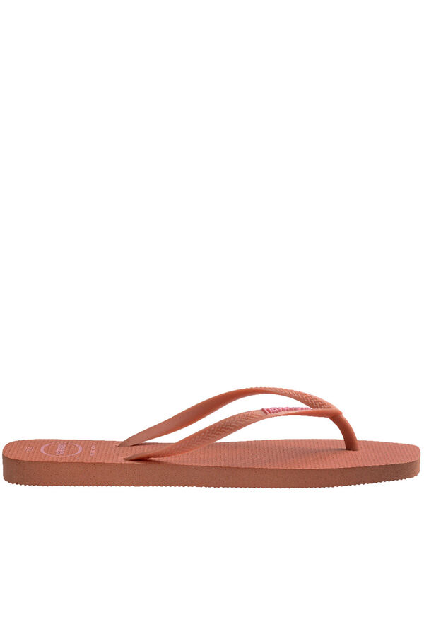 Havaianas Chanclas Hav. Slim Square Logo Pop Up Rosa rosa