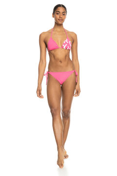 Womensecret Conjunto de bikini triangular para Mujer - Beach Classics Tie Side  fucsia