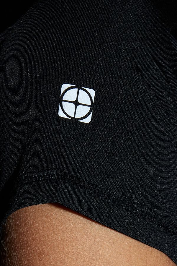 Trendyol Kurzarm-Sport-T-Shirt Schwarz