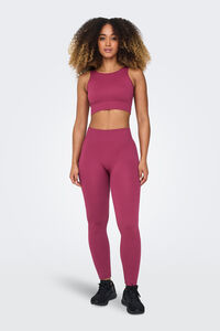 Only Play Leggings Seamless de cintura alta canal&eacute;