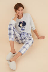 Womensecret Mafalda 100% cotton pyjamas grey