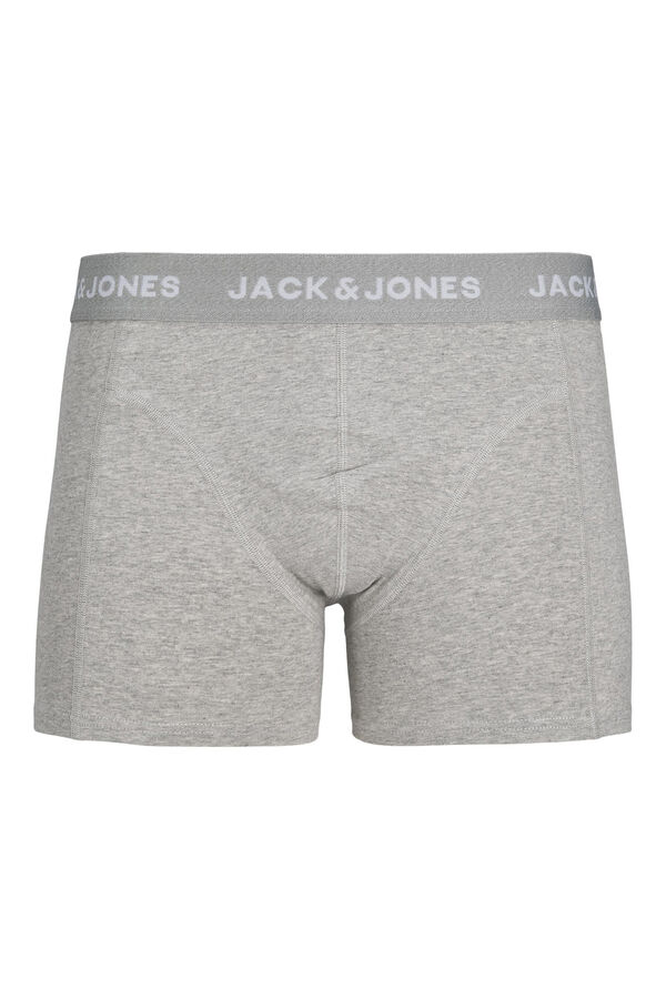 Jack & Jones Pack de 5 b&oacute;xers combinados de algod&oacute;n morado/lila