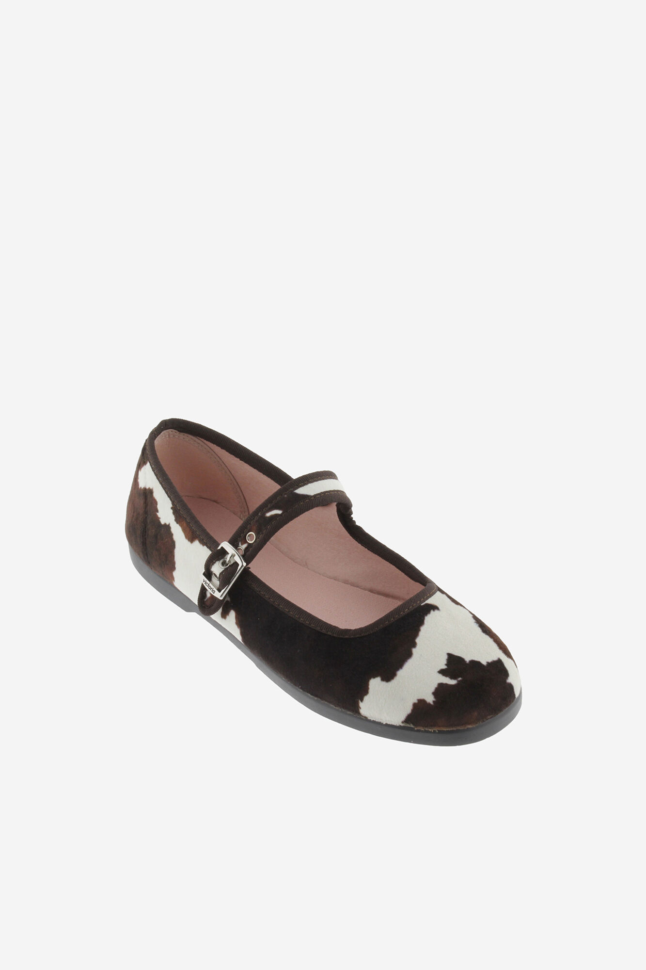 Victoria Bailarinas de veludo com estampa animal