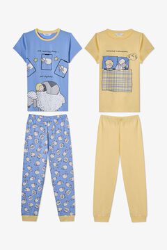 Penti Pack 2 pijamas infantis ovelhas