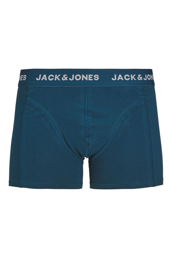 Jack & Jones Pack de 5 b&oacute;xers combinados de algod&oacute;n morado/lila