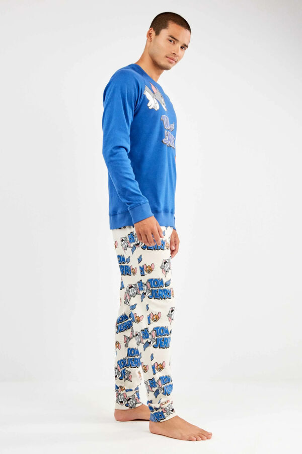 Gisela Tom & Jerry jersey-knit pyjamas set blue