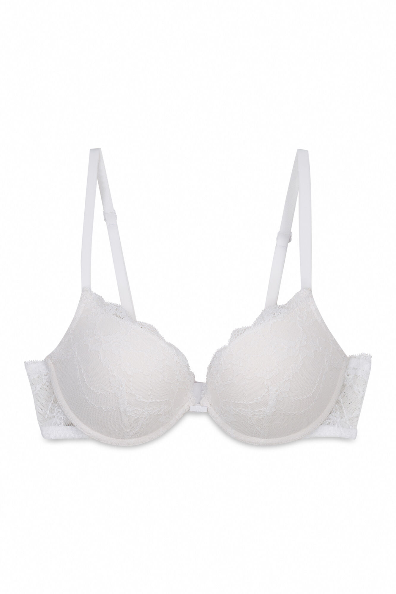 Women'secret Beli čipkasti push-up grudnjak GORGEOUS