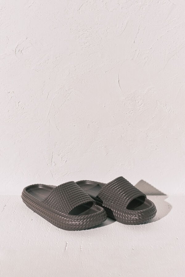 Women'secret Braon sandale sa platformom Braon